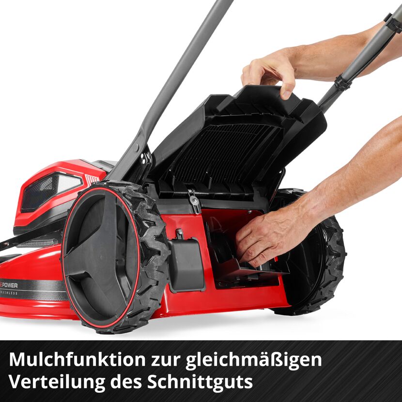 Akku-Rasenmäher 'GP-CM 36/52 S Li BL' Professional 4 x 18 V Akkus, bis 1200 m²