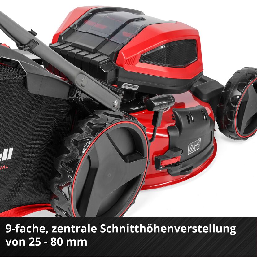Akku-Rasenmäher 'GP-CM 36/52 S Li BL' Professional 4 x 18 V Akkus, bis 1200 m²