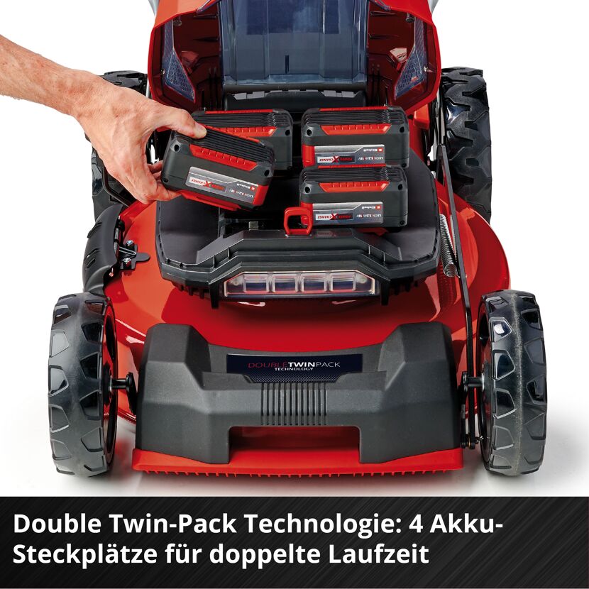 Akku-Rasenmäher 'GP-CM 36/52 S Li BL' Professional 4 x 18 V Akkus, bis 1200 m²