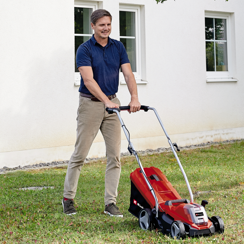Akku-Rasenmäher-Set 'GE-CM 18/33 Li' mit Akku-Rasentrimmer mit Akku und Ladegerät