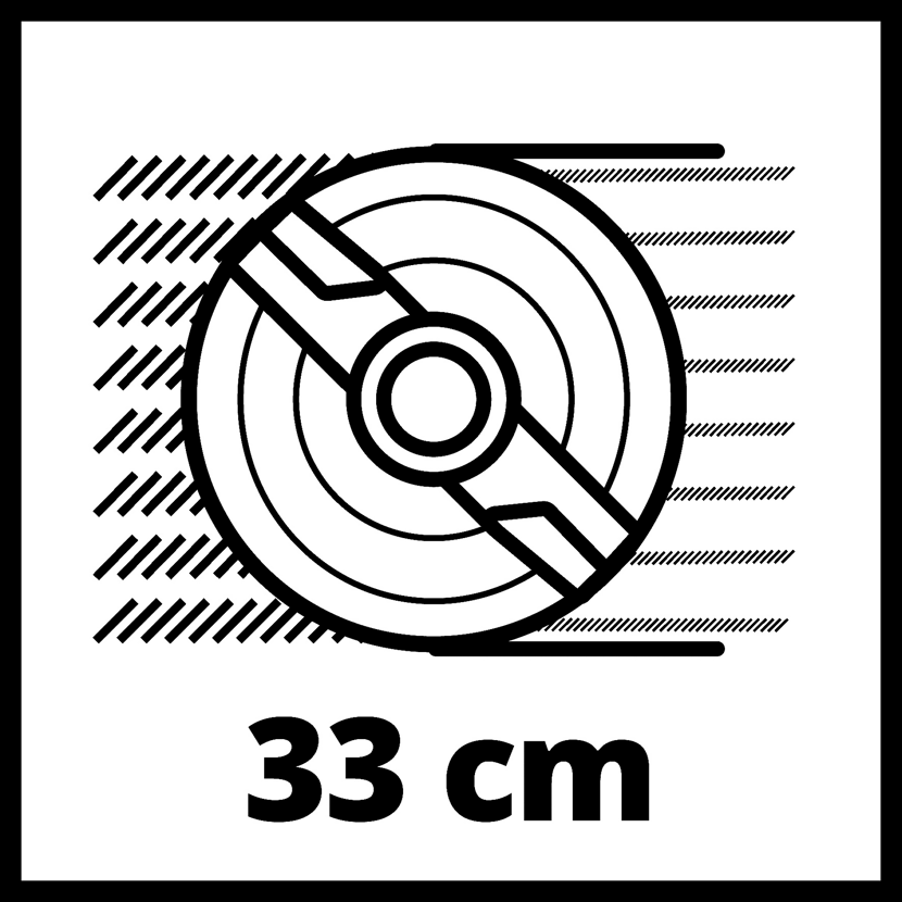 Akku-Rasenmäher-Set 'GE-CM 18/33 Li' mit Akku-Rasentrimmer mit Akku und Ladegerät