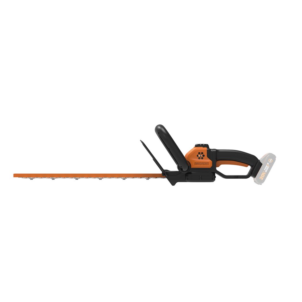 Akku-Heckenschere mit Messer