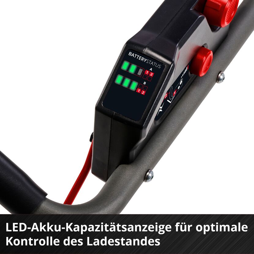 Ladezustandsanzeige mit Akku-Kapazität