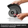 Fadenkopf wechseln mit Messerplatte