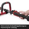 Hand bedient Drehzahlregler an Akku-Sense