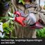 Person schneidet Rosen mit Akku-Astschere