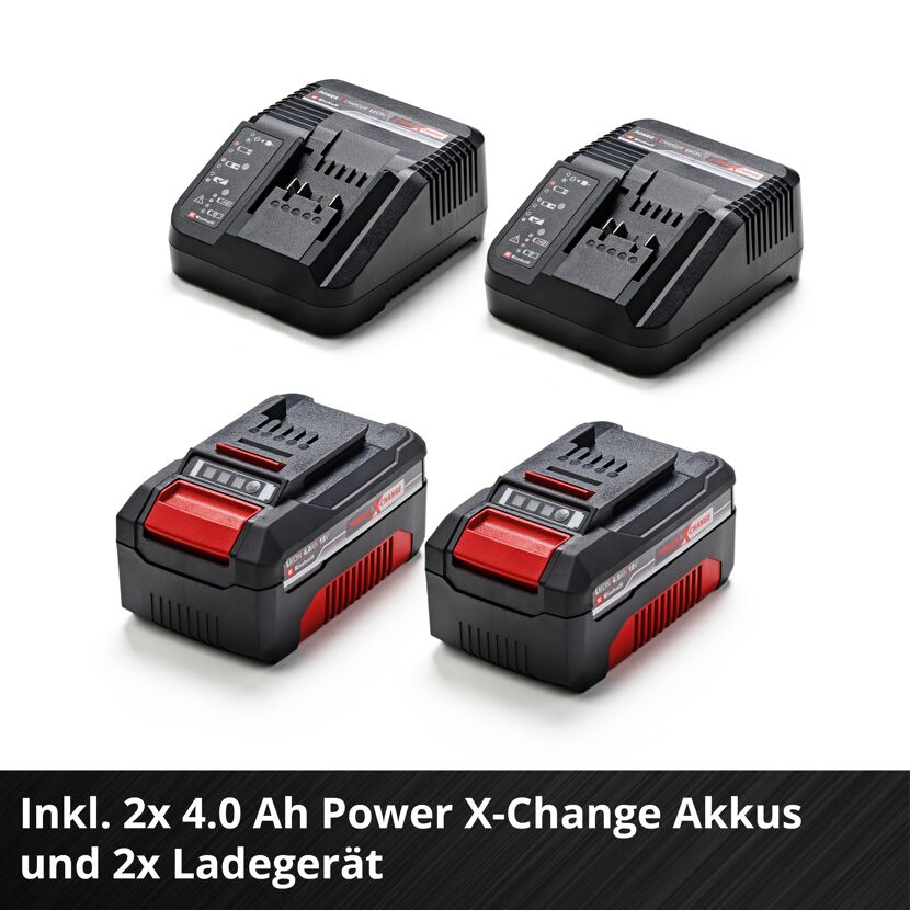 Akku-Rasenmäher 'GE-CM 36/43 Li M' mit 2 x Akku und 2 x Ladegerät