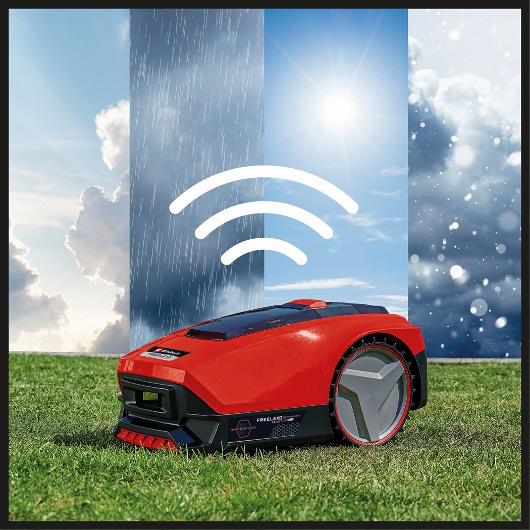 Mähroboter bei jedem Wetter