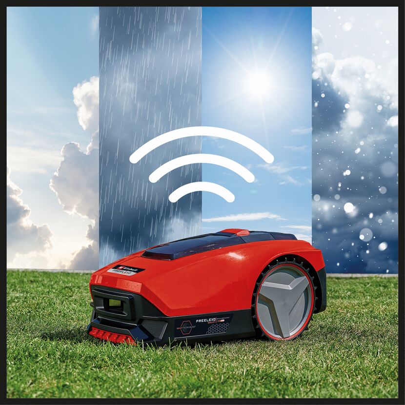 Mähroboter bei jedem Wetter