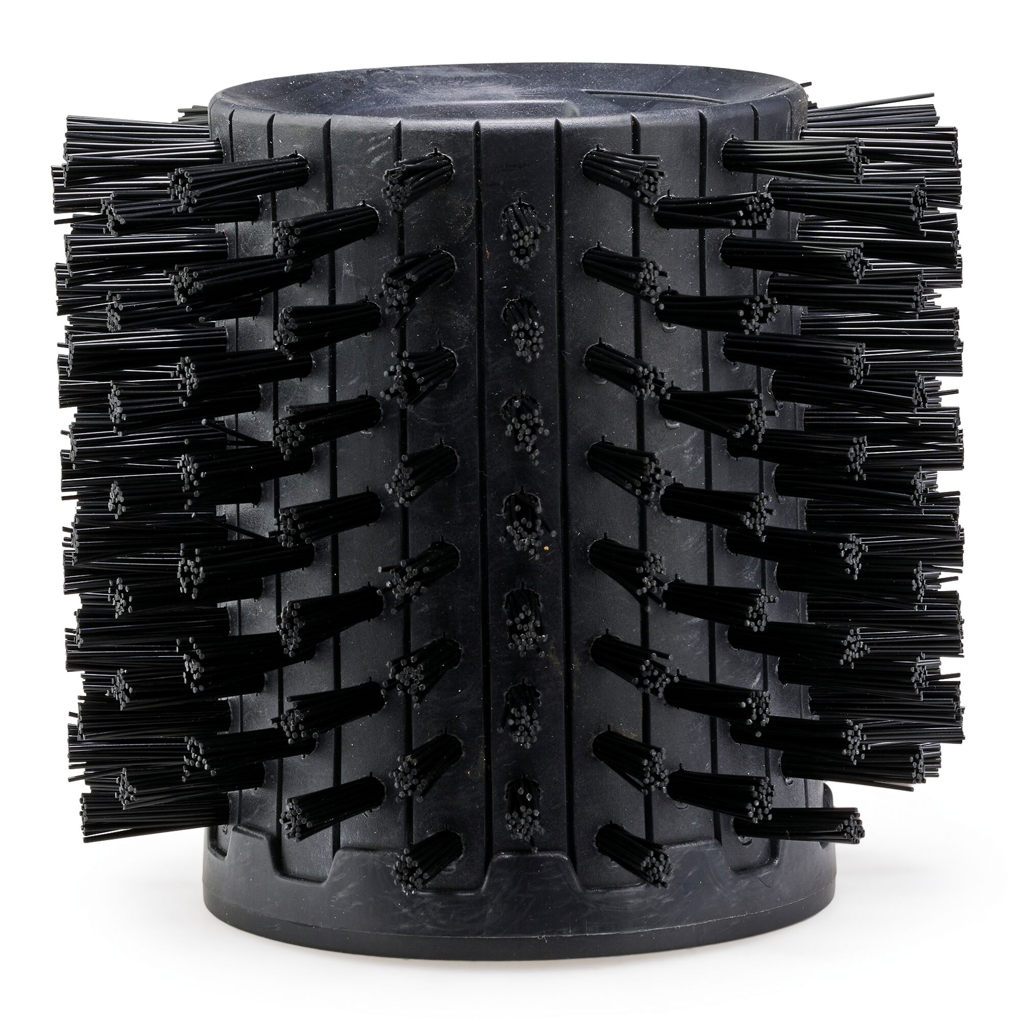 Schwarze, runde Bürste