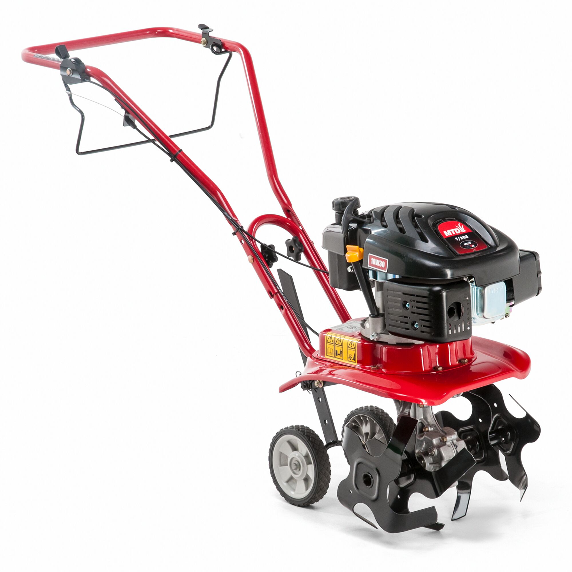 Rote Benzin-Motorhacke MTD T 205