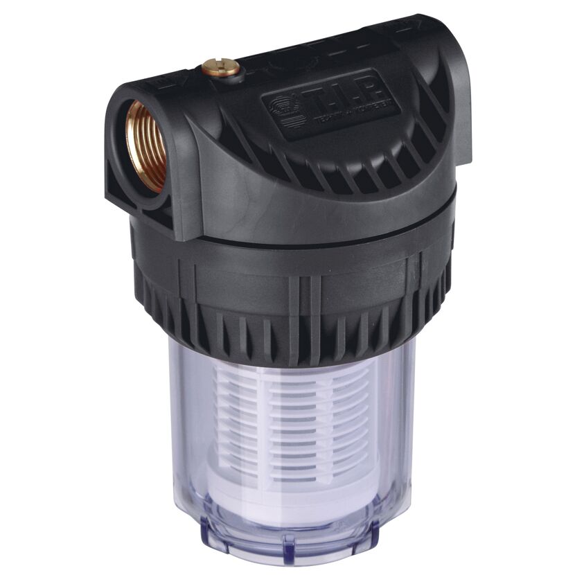 THP Wasserfilter mit transparentem Filtergehäuse