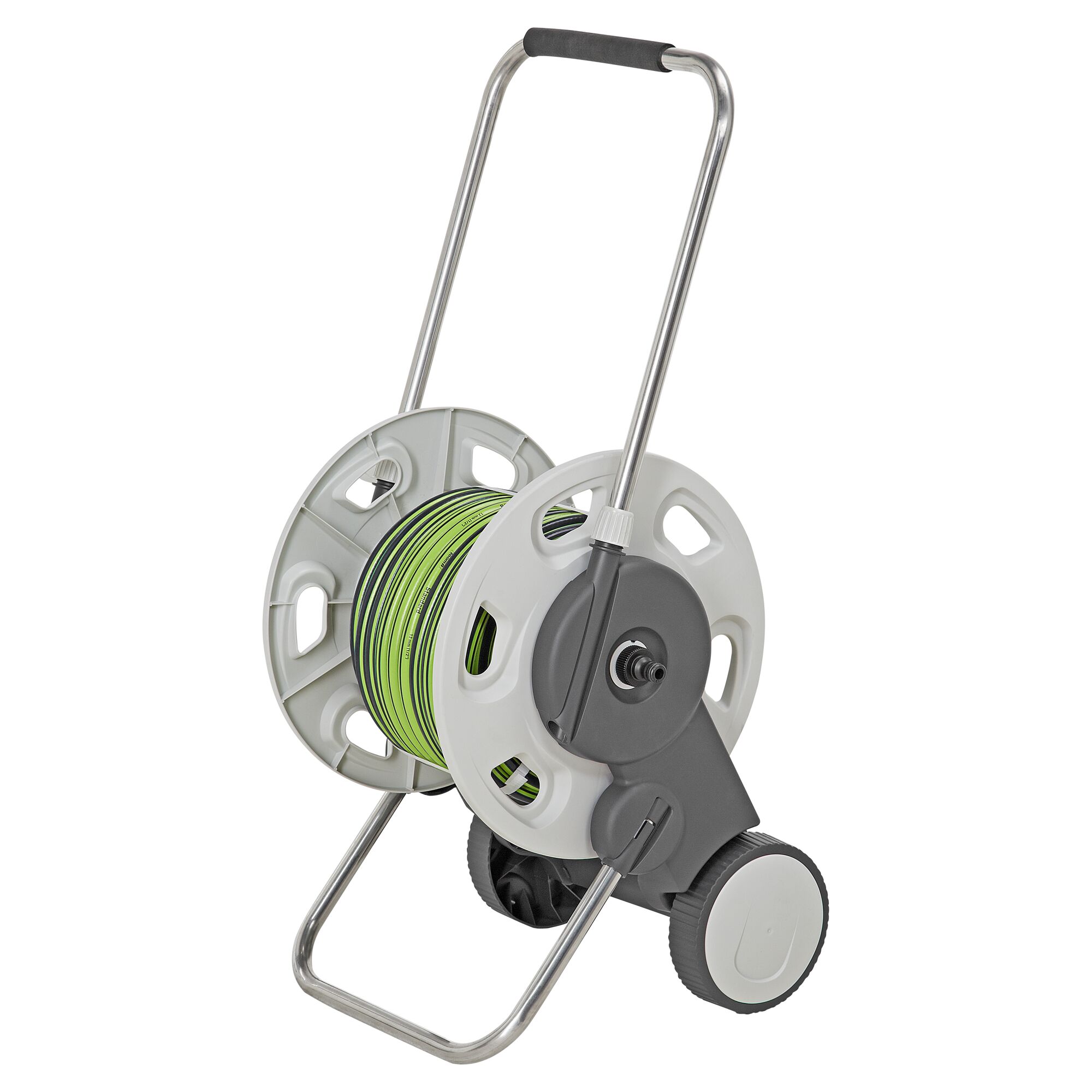 Schlauchwagen mit Gartenschlauch