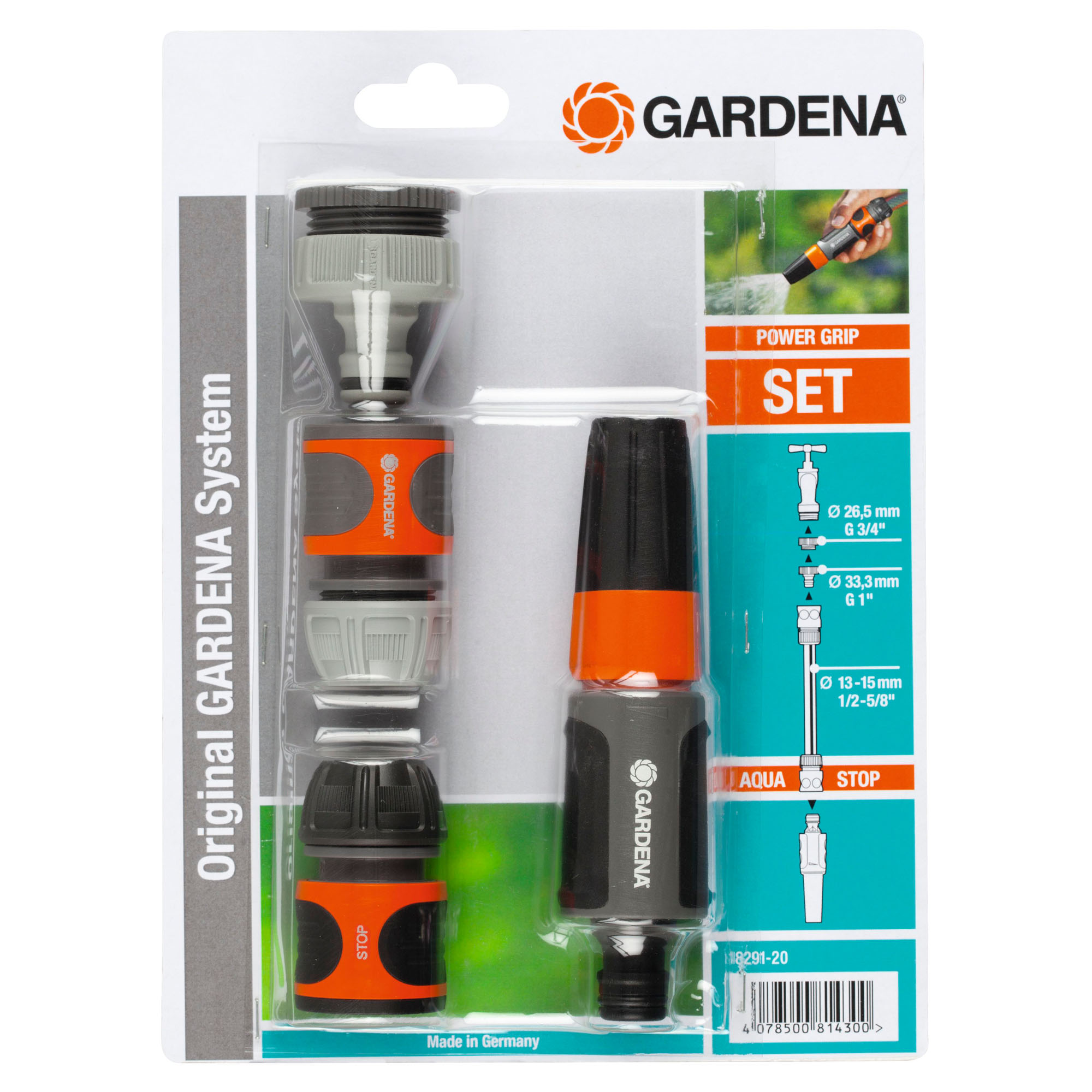 Grundausstattungs-Set für Gartenschläuche und Wasserhähne + product picture