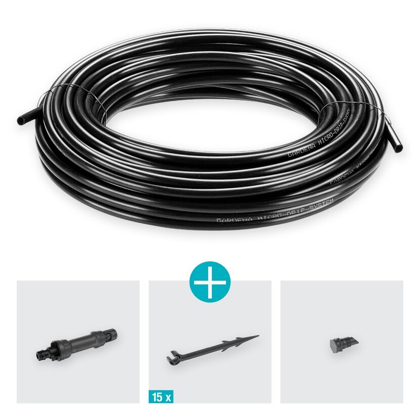 Bewässerungs-Start-Set S 'Micro-Drip-System' für Pflanzreihe, 15 m