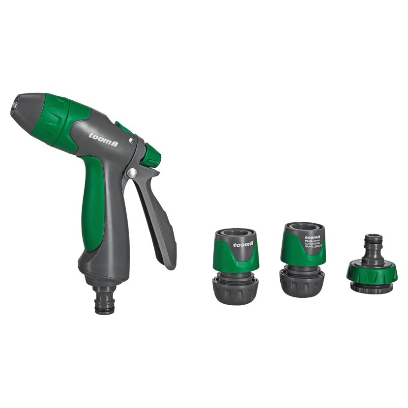 Gartenspritze mit verschiedenen Aufsätzen