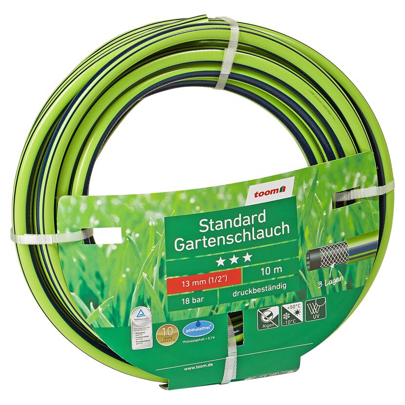 Gartenschlauch 'Standard' phthalatfrei Ø 13 mm (1/2") 10 m
