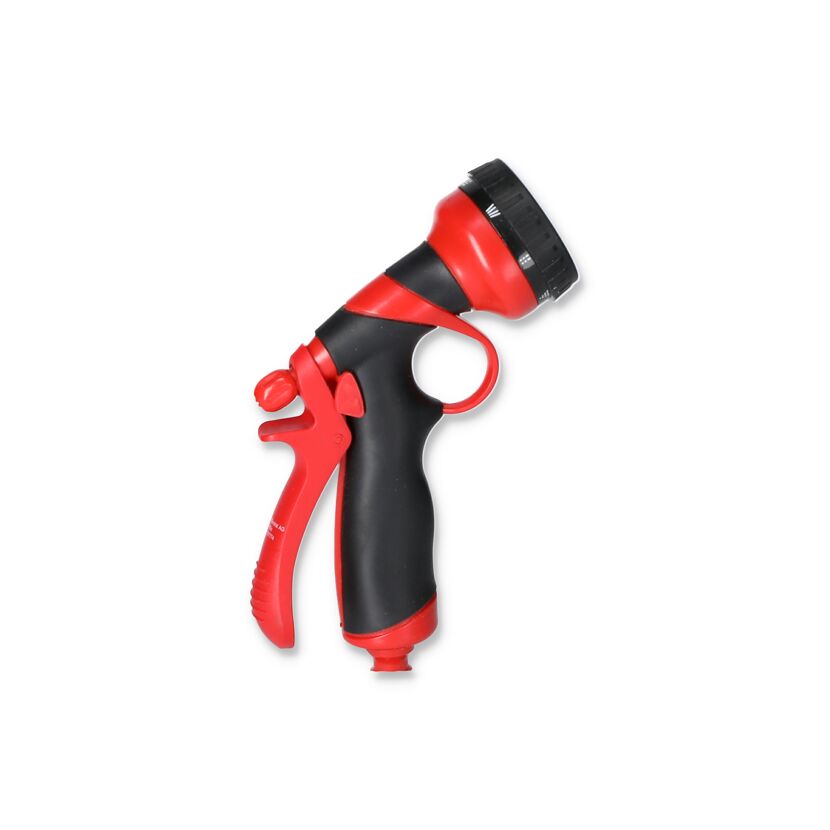 Rote und schwarze Multifunktionsbrause