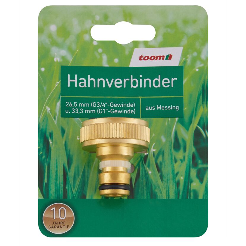 Messing Hahnverbinder von toom