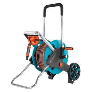 Schlauchwagen-Set 'CleverRoll M Easy' türkis, orange 20 m Schlauchkapazität