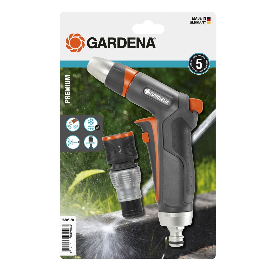 Gardena Premium Reinigungsspritze mit Anschlussstück