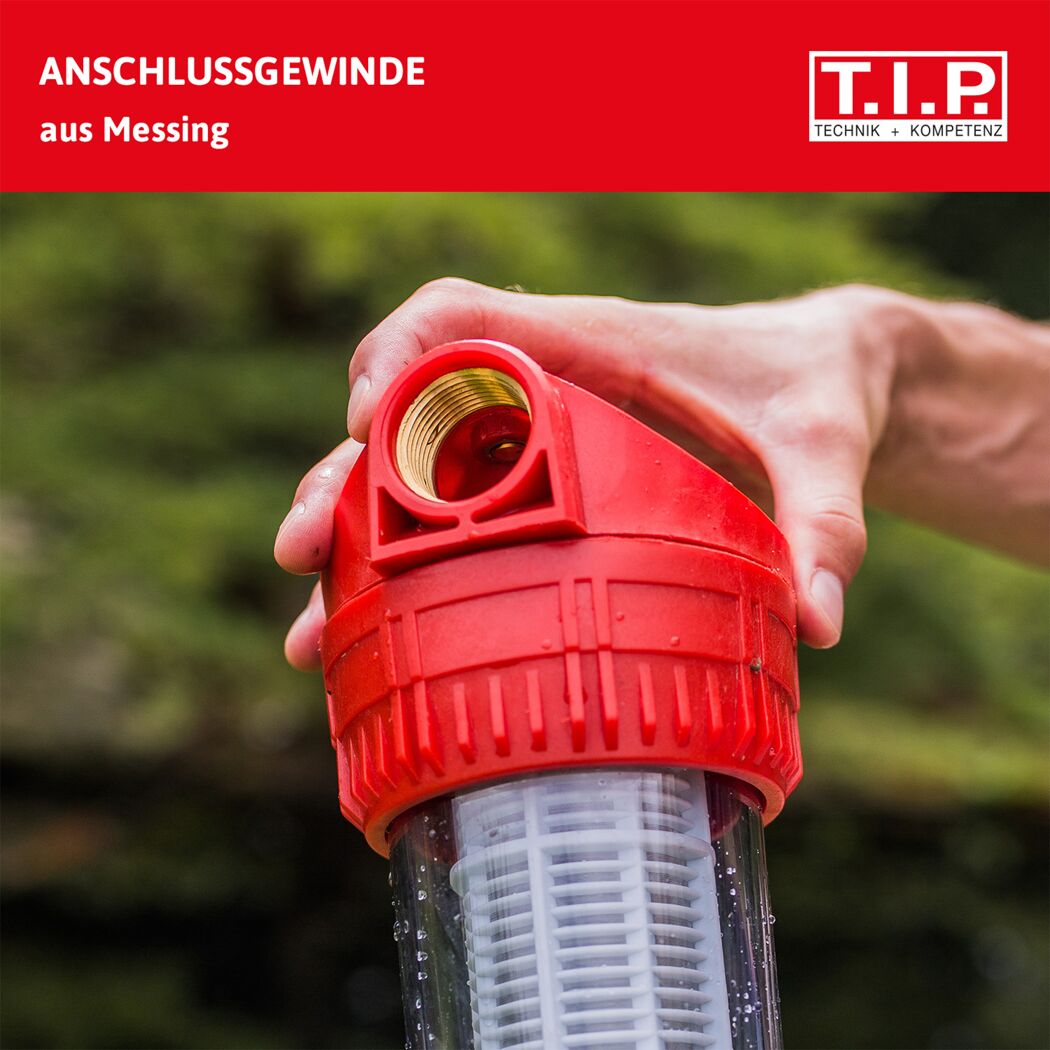 Vorfilter für Garten-Pumpen und Hauswasserwerke 7' inklusive Filterpatrone