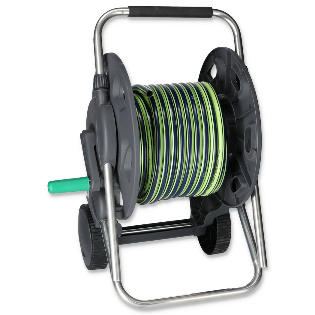 Schlauchwagen-Set anthrazit, grün 20 m Schlauchkapazität