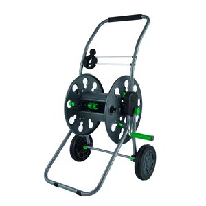 Metall-Schlauchwagen anthrazit, max. 60 m Schlauchkapazität