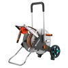 Schlauchwagen-Set 'CleverRoll M Easy Metall' silbern, orange 25 m Schlauchkapazität
