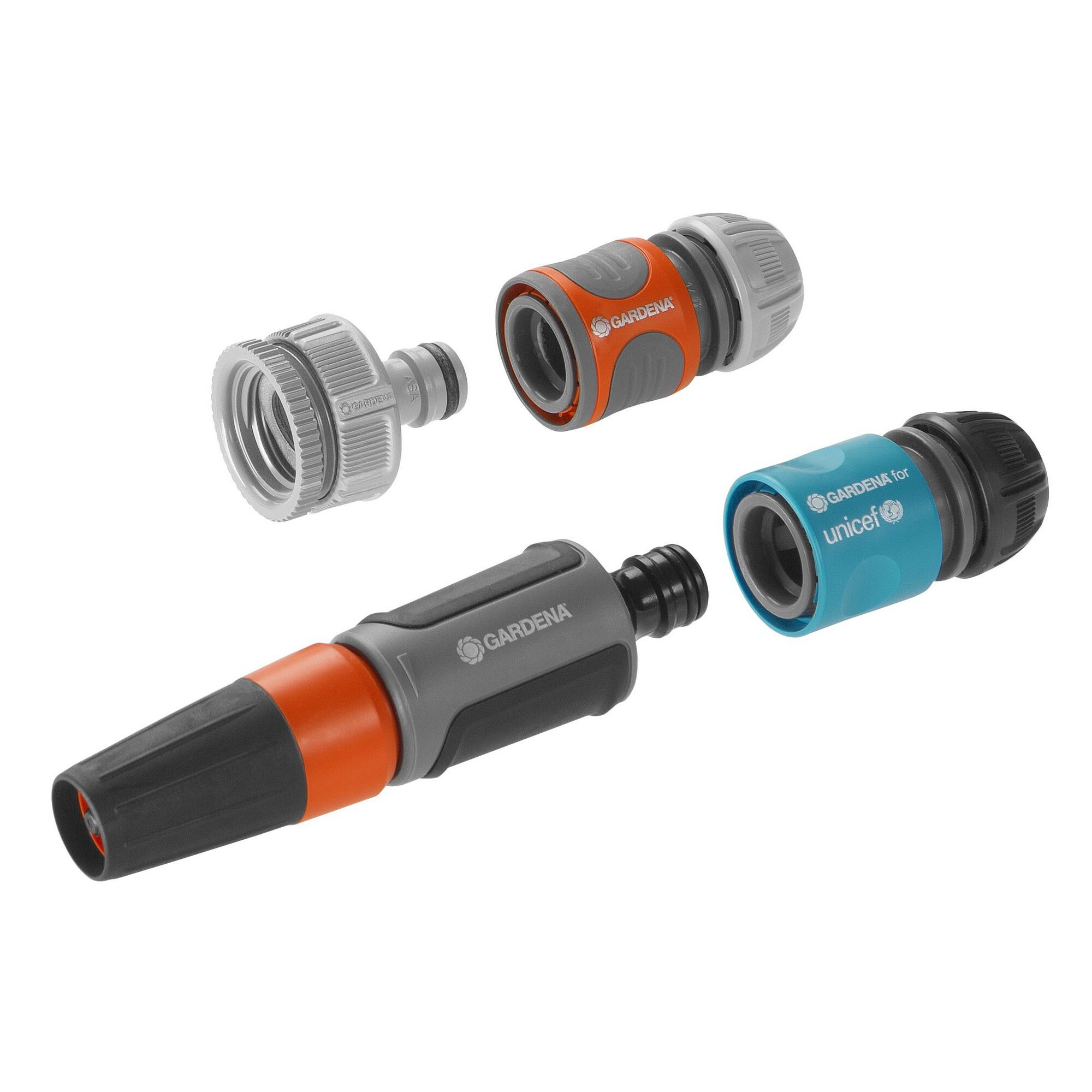 GARDENA Garten Schlauchanschluss-Set für UNICEF