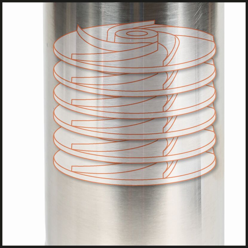 Tiefbrunnenpumpe 'GC-DW 1000 N' 1000 W 6500 l/h
