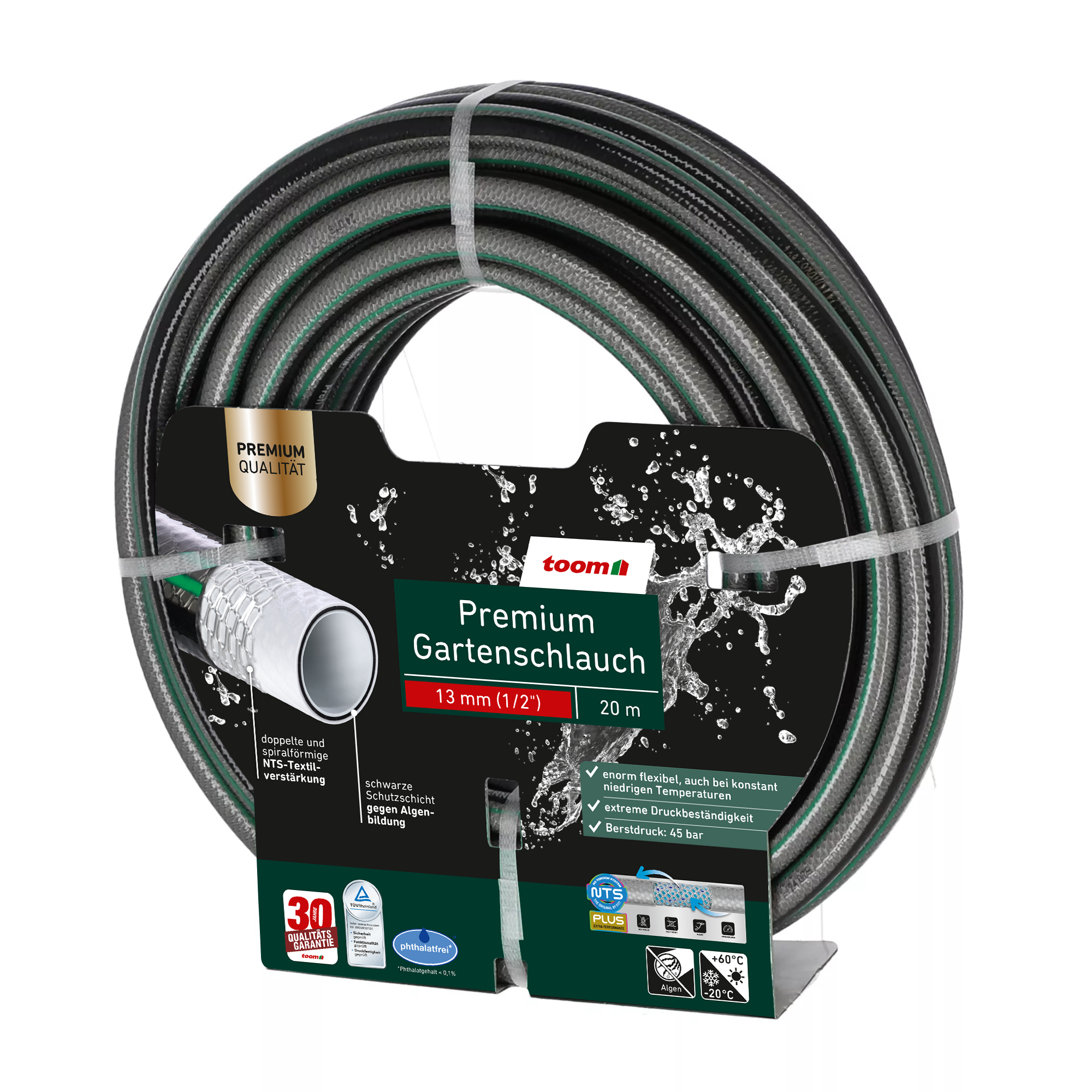 Gartenschlauch 'Premium' Ø 13 mm (1/2") 20 m