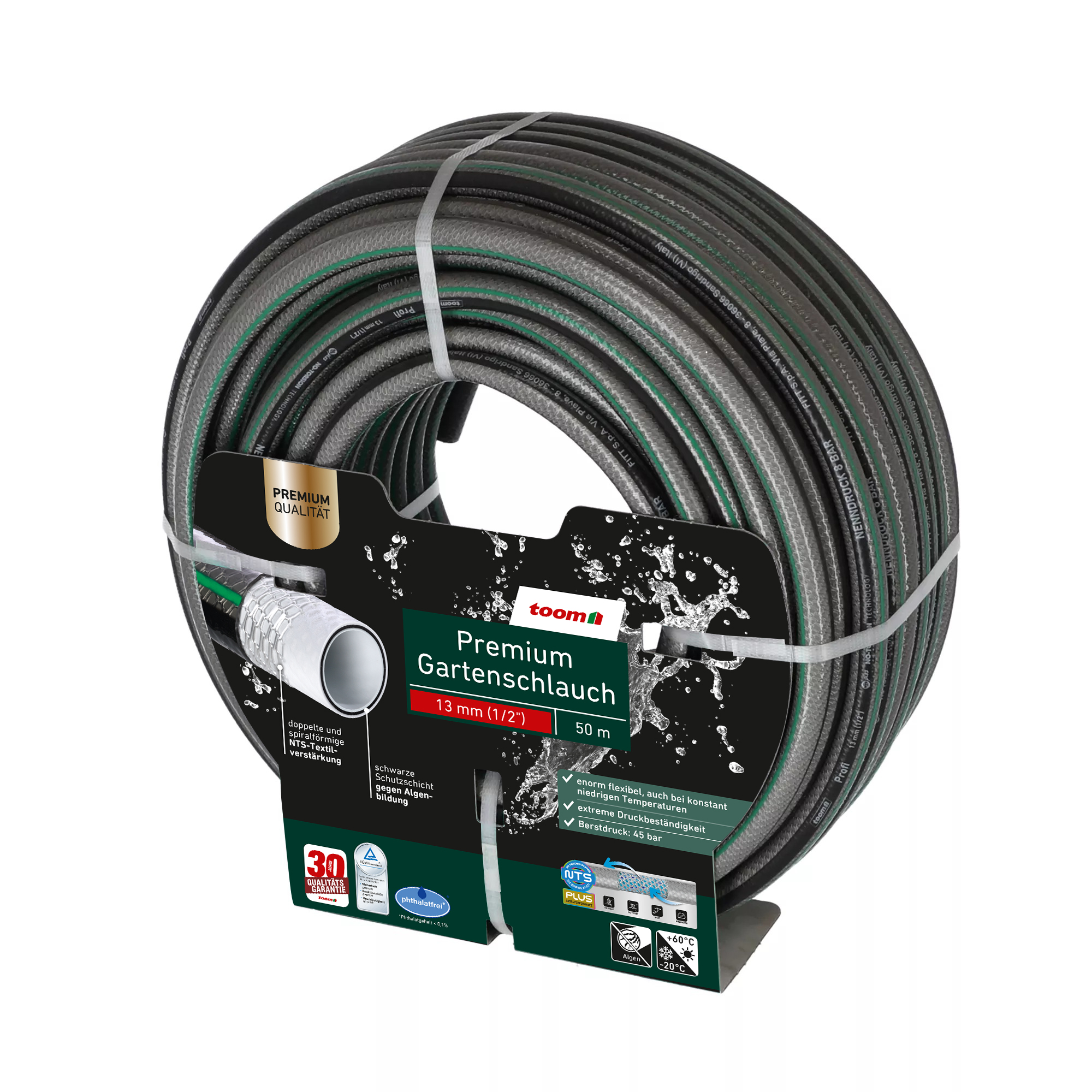 Gartenschlauch 'Premium' Ø 13 mm (1/2") 50 m