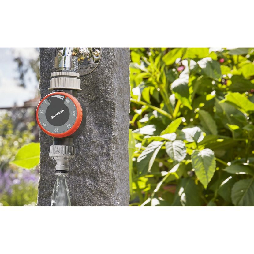 Gardena Bewässerungscomputer am Wasserhahn