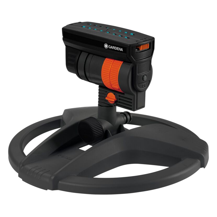 Viereckregner 'AquaZoom Compact' schwarz 9-216 m²