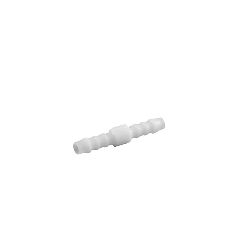 Weißes Verbindungsstück 6 mm