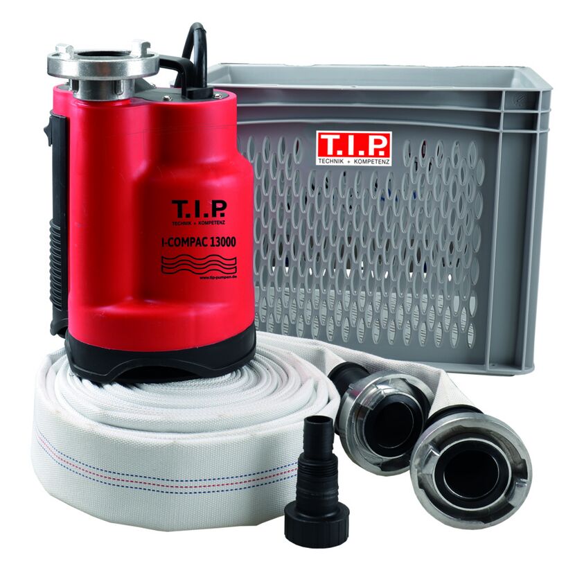 T.I.P. I-COMPAC 13000 Hochwasser-Set mit Schlauch