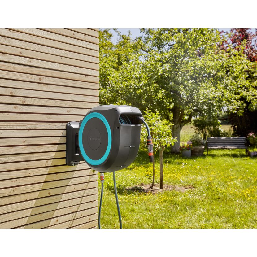 Gardena Wand-Schlauchbox RollUp L 30 m türkis