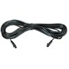 Schwarzes Kabel zusammengerollt