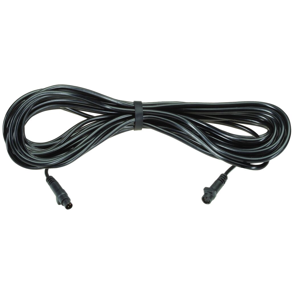 Schwarzes Kabel zusammengerollt