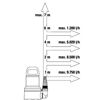 Klarwasser-Tauchpumpe '11000' 450 W 11000 l/h