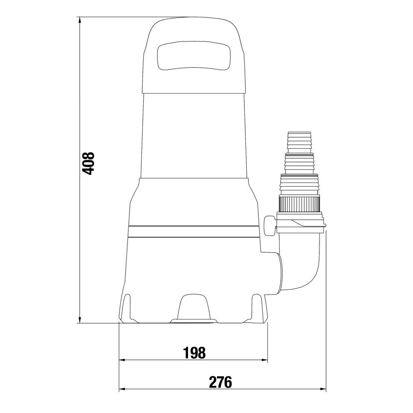 Schmutzwasser-Tauchpumpe '25000' 1100 W 25000 l/h