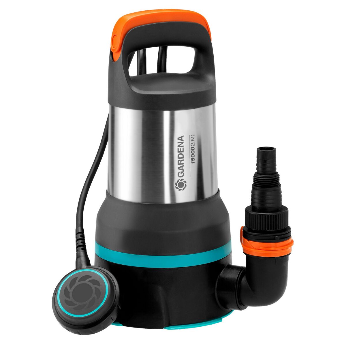 Produktbild von IBO HUNTER 550 W Tauchpumpe – 18.000 L/h, Mit 20 M Schlauch, Für Schmutzwasser & Abwasser