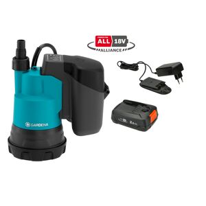 Akku-Klarwasser-Tauchpumpe '2000/2 18V Power4All' Ready-To-Use Set