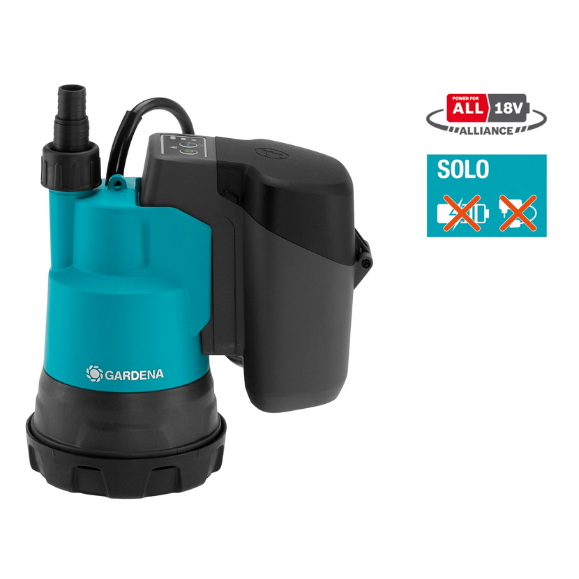 Akku-Klarwasser-Tauchpumpe '2000/2 18V Power4All solo' 2000 l/h