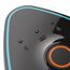 Bluetooth Symbol und Akkustand Symbol auf schwarzer Oberfläche