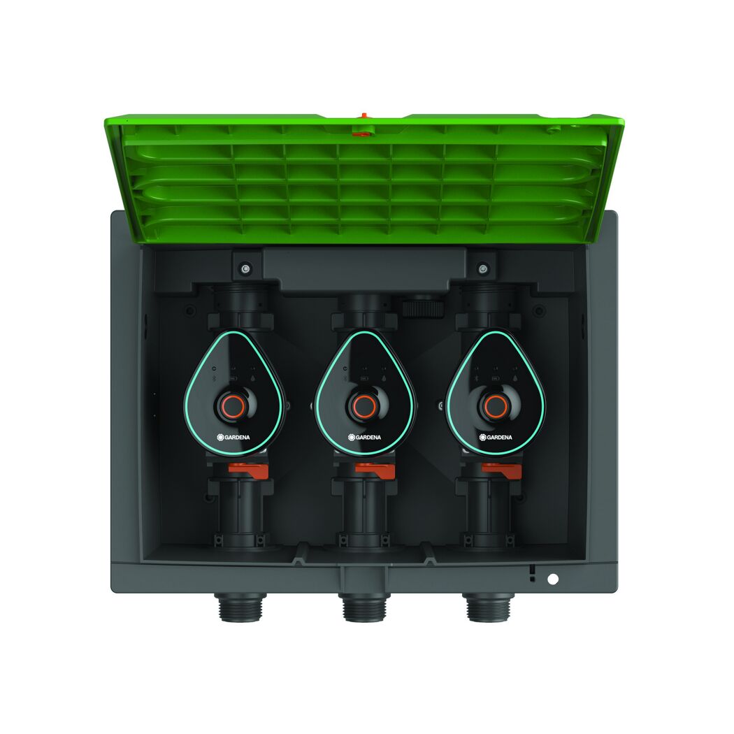 Gardena Ventilbox Bluetooth mit drei Ventilen