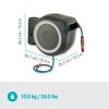 Wand-Schlauchbox 'RollUp M/L' schwarz, weiß 25 m