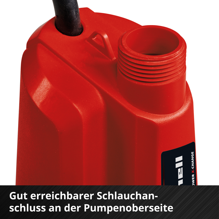Akku-Klarwasserpumpe 'GE-SP 18 Li' Power X-Change 18 W 5000 l/h