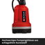 Akku-Tauchdruck- und Regenfasspumpe 'GE-PP 18 RB Li' Power X-Change 18 W 3000 l/h